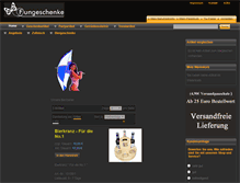 Tablet Screenshot of fungeschenke.de
